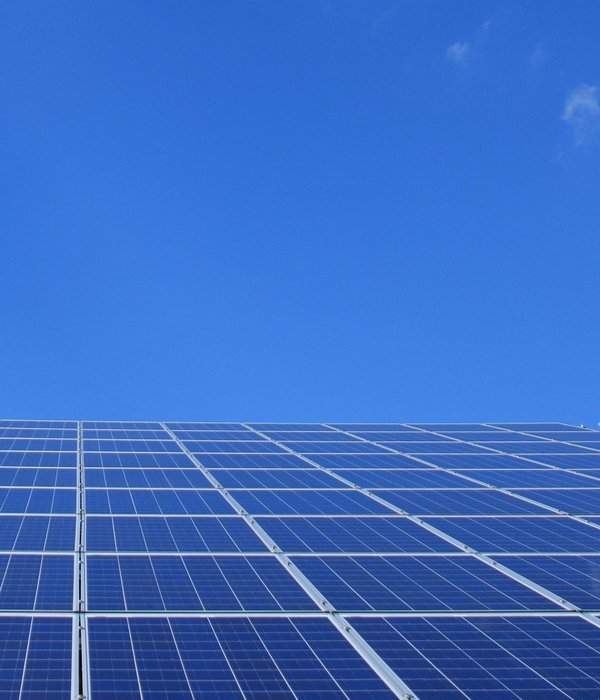 Solar array to sky