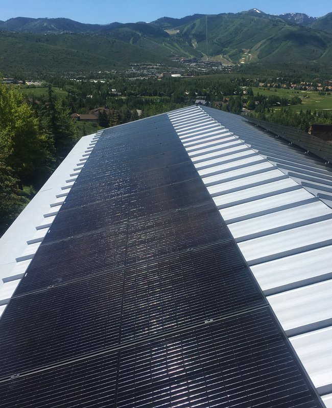 Park City Solar Installation.